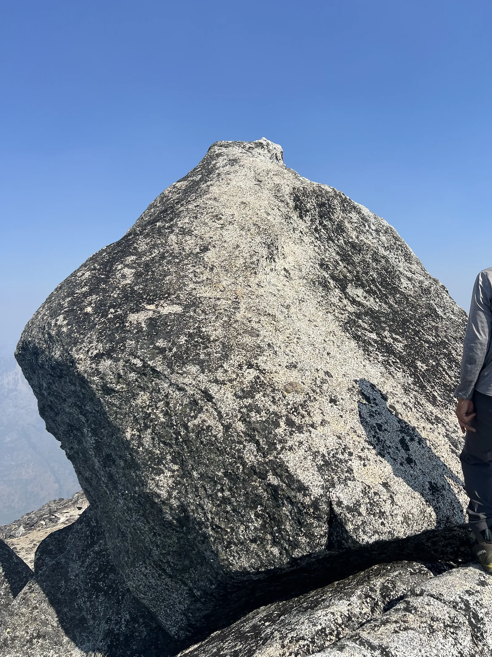 The 10 ft summit slab