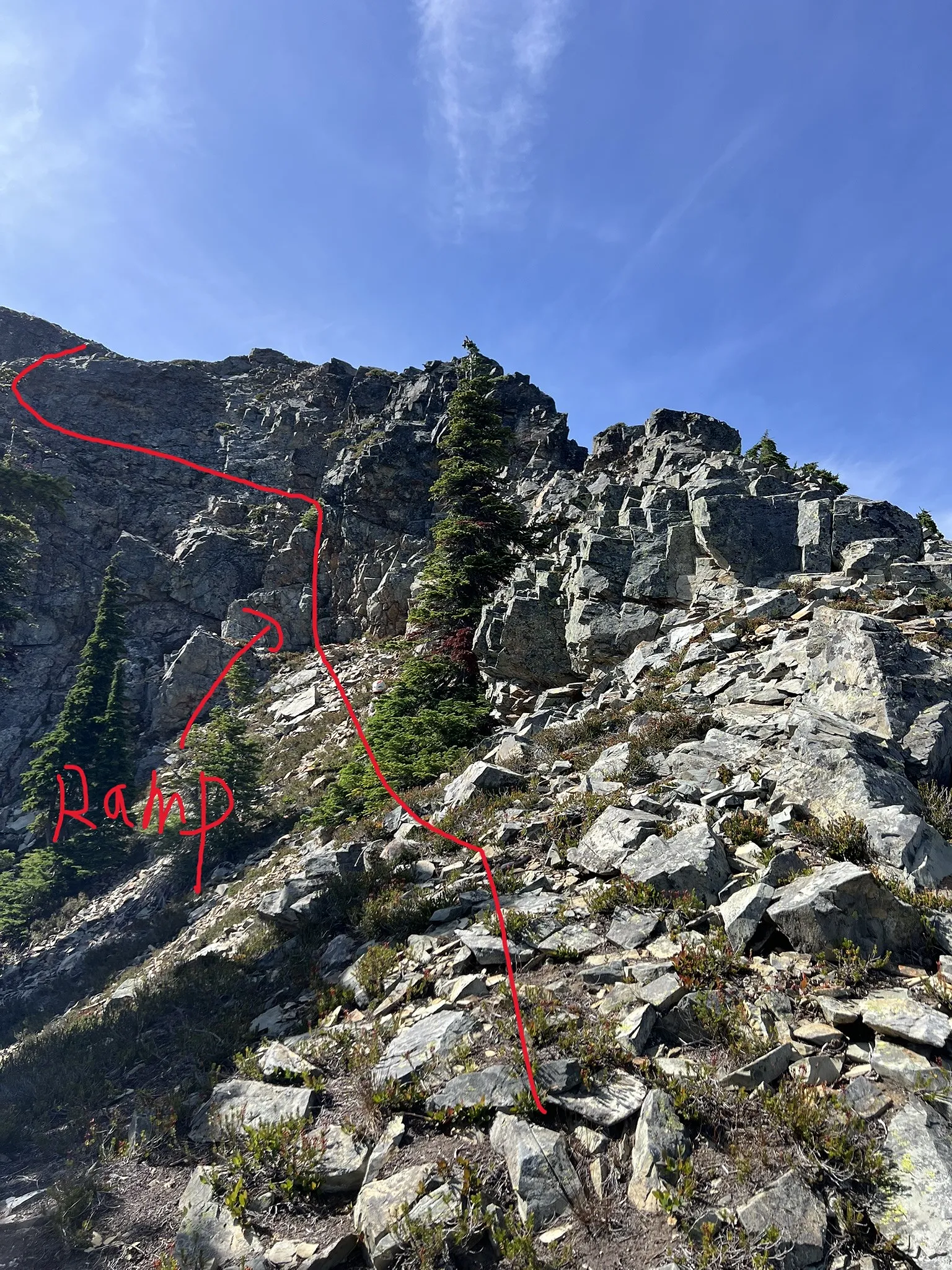 Scramble route