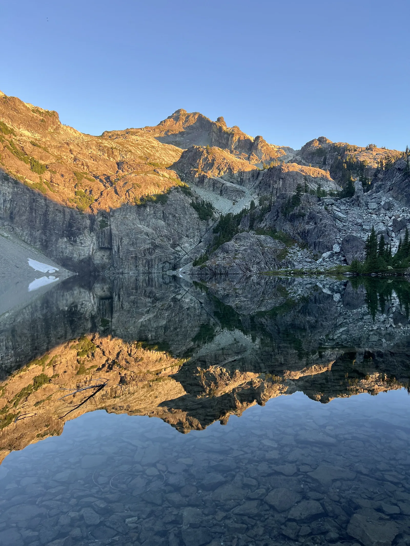 Glacier Lake in the morning