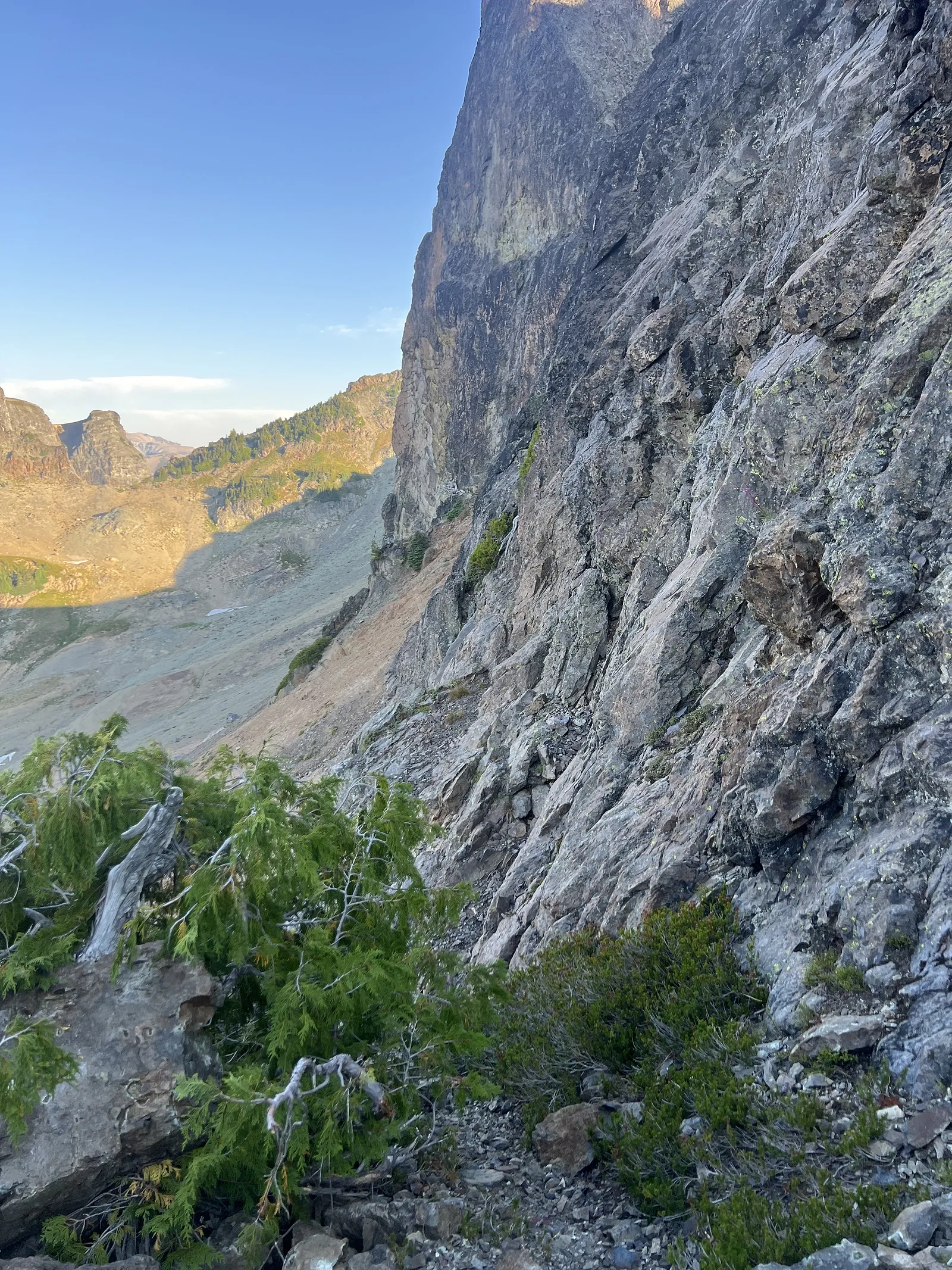 Start of traverse