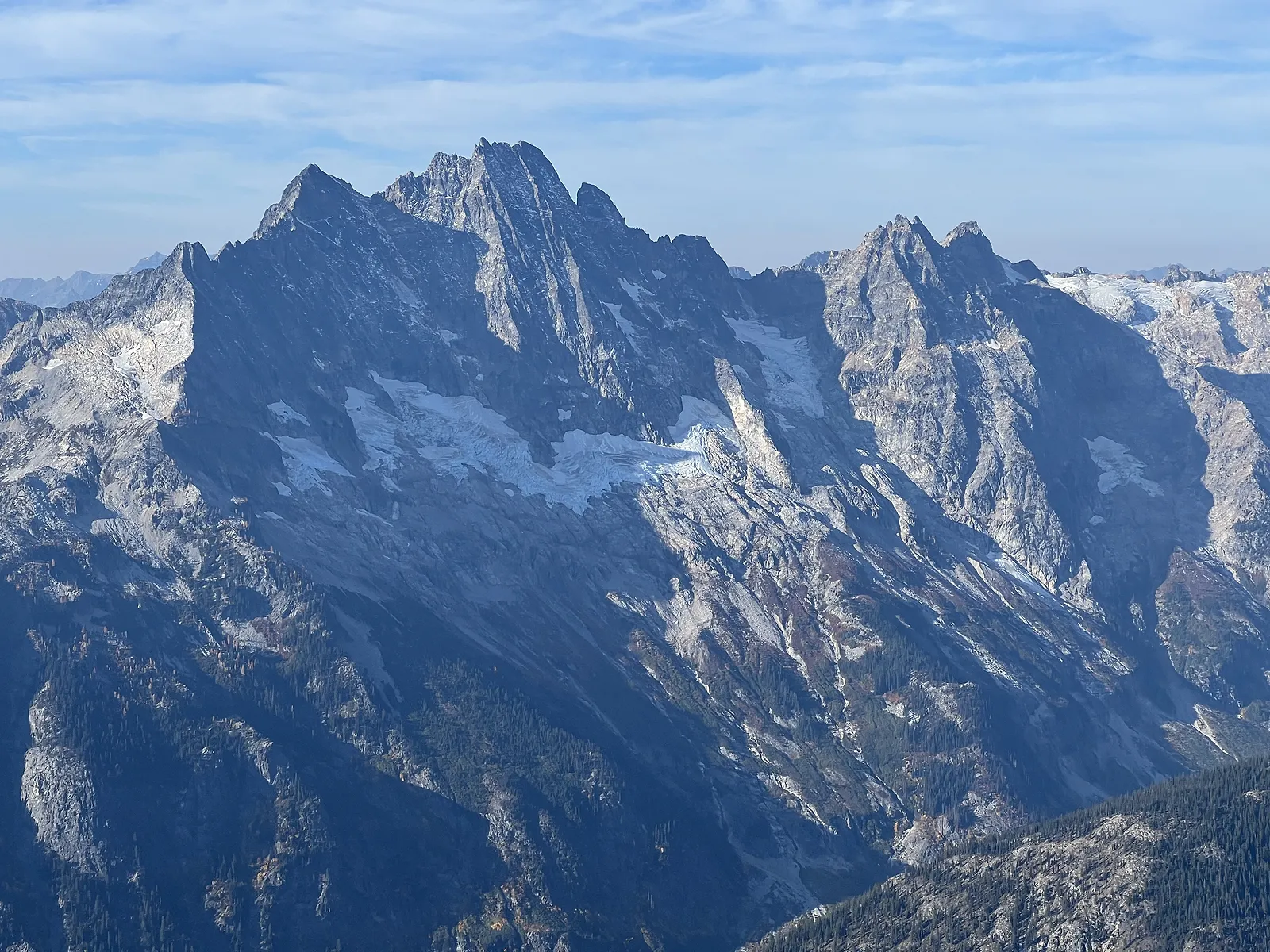Impressive view of Goode Mountain