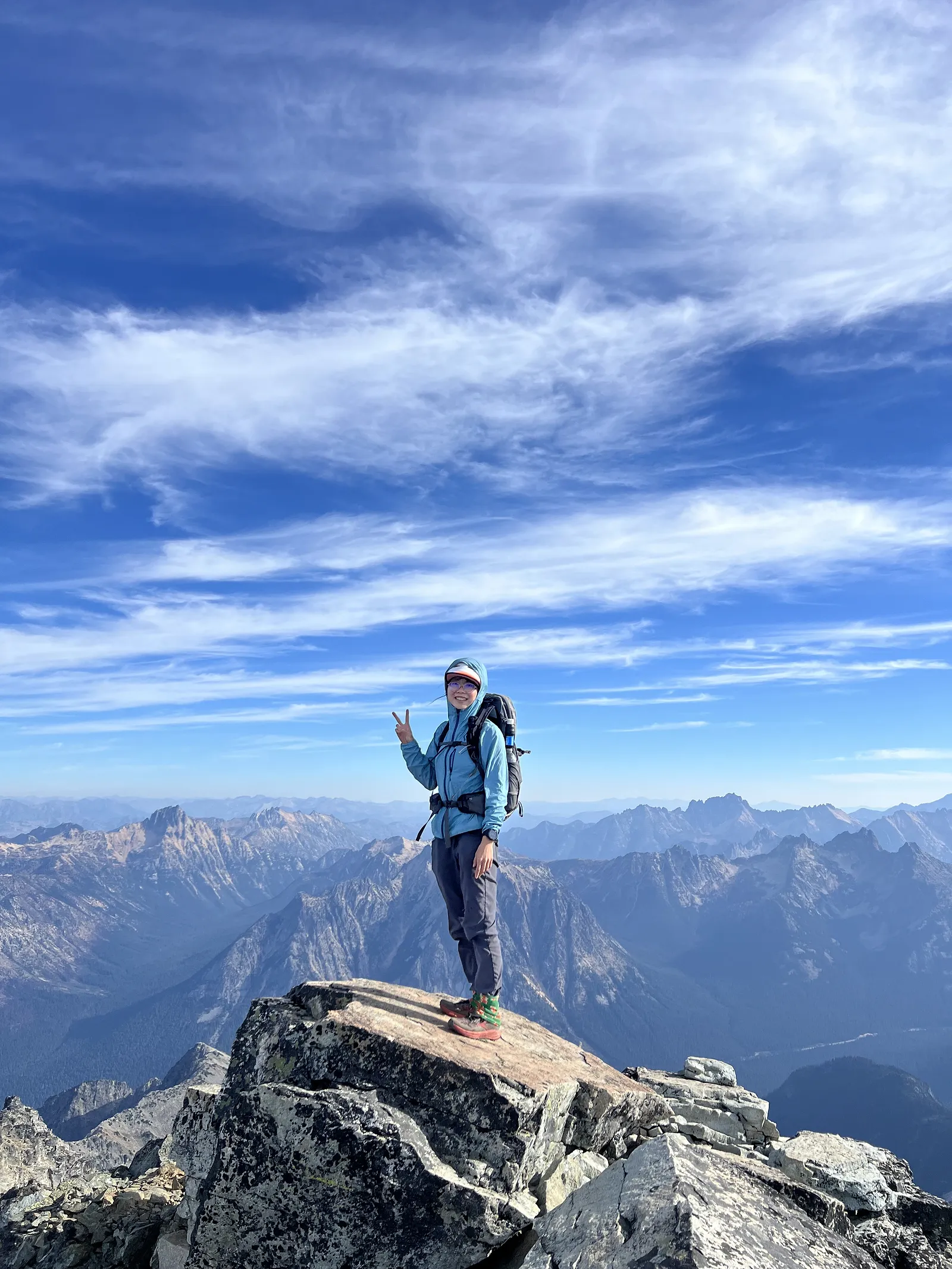 Chutang at summit of black peak